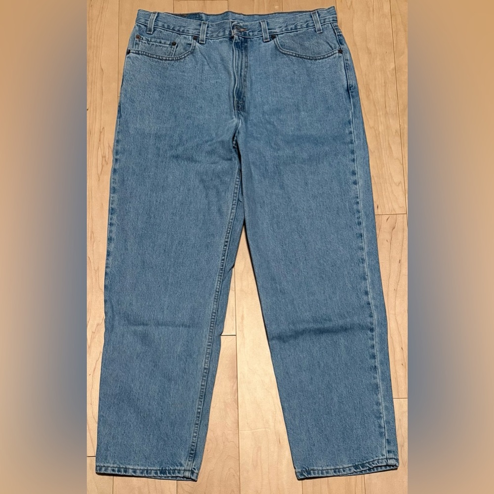 VTG Levi’s 550 Denim Jeans Blue Medium Wash Made in USA Men’s 38x30 (Fit 36x30)